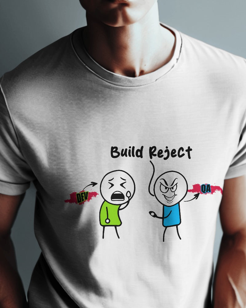 #1116 - Dodo Bubu Build Reject Quip Unisex Tee | Light Base