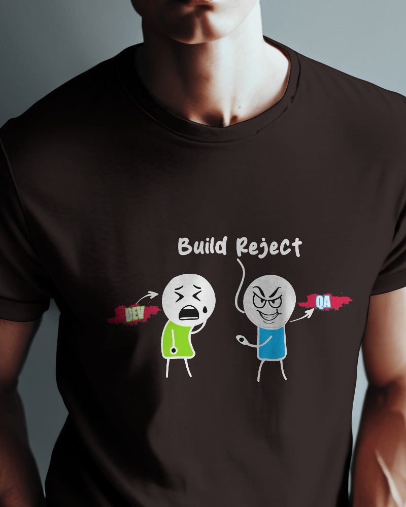 #1122 - Dodo Bubu Build Reject Quip Unisex Tee | Dark Base