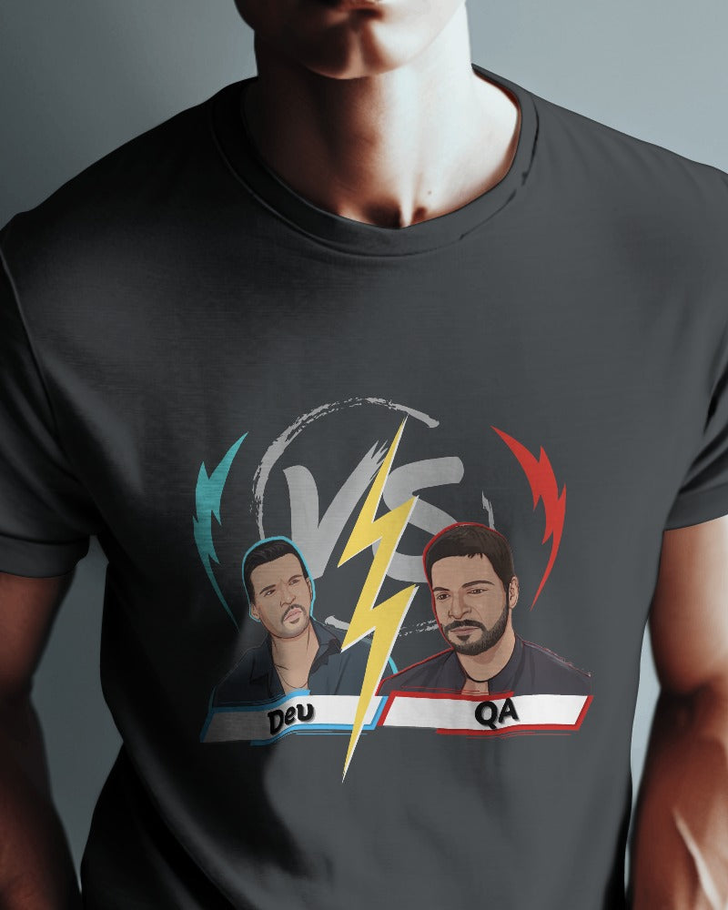 #1136 - Guddu and Sharad Agression Unisex Tee | Mirzapur Exclusive| Dev QA |Dark Base