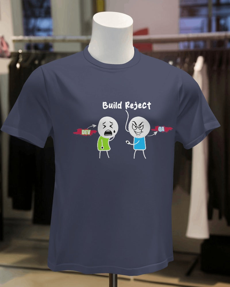 #1122 - Dodo Bubu Build Reject Quip Unisex Tee | Dark Base