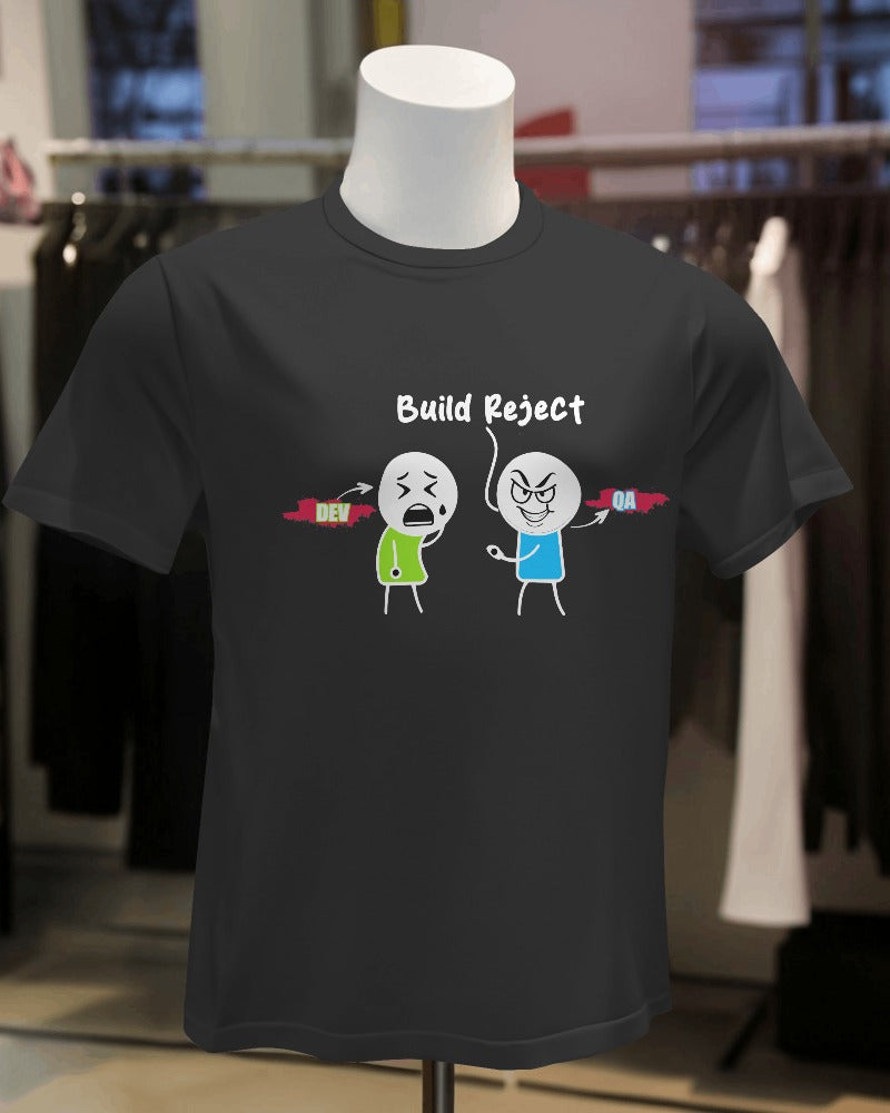 #1122 - Dodo Bubu Build Reject Quip Unisex Tee | Dark Base