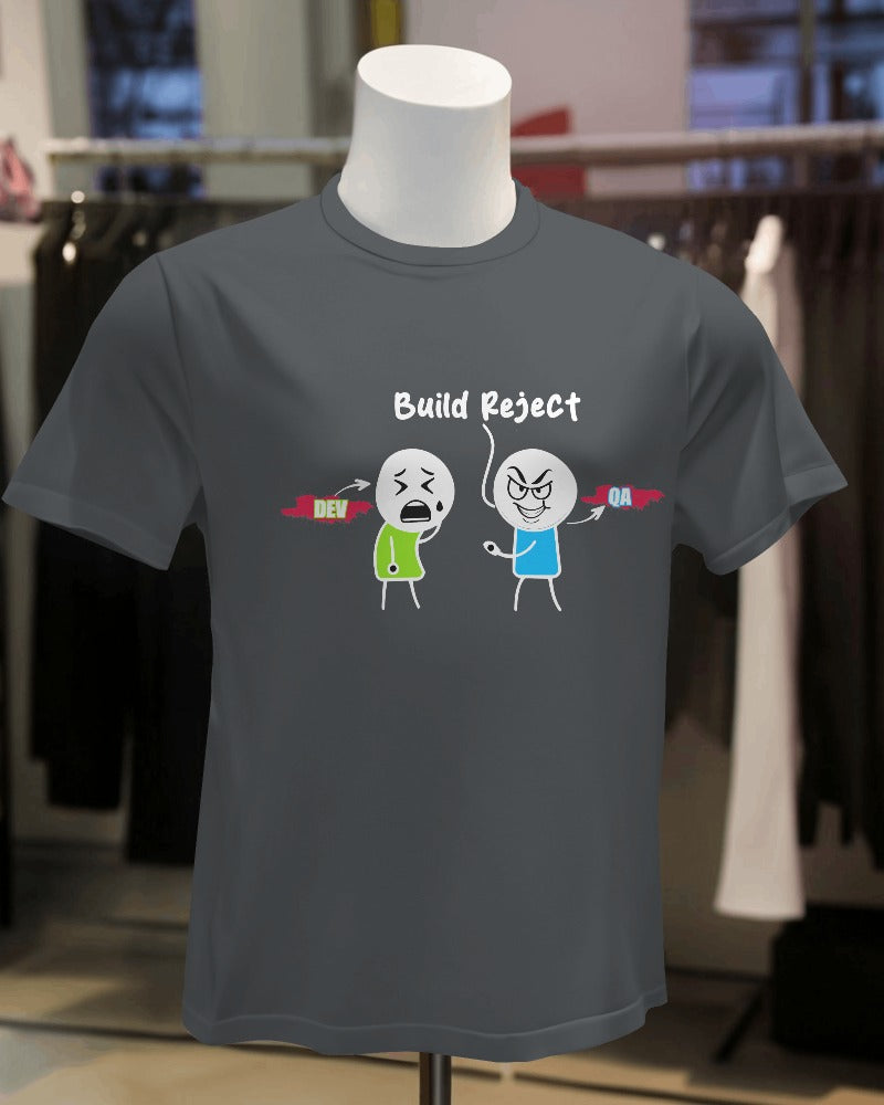 #1122 - Dodo Bubu Build Reject Quip Unisex Tee | Dark Base